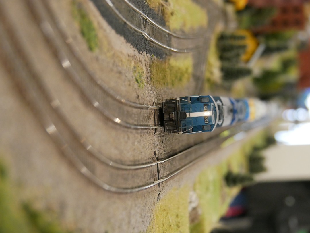 B&M diesel rumbling towards the camera